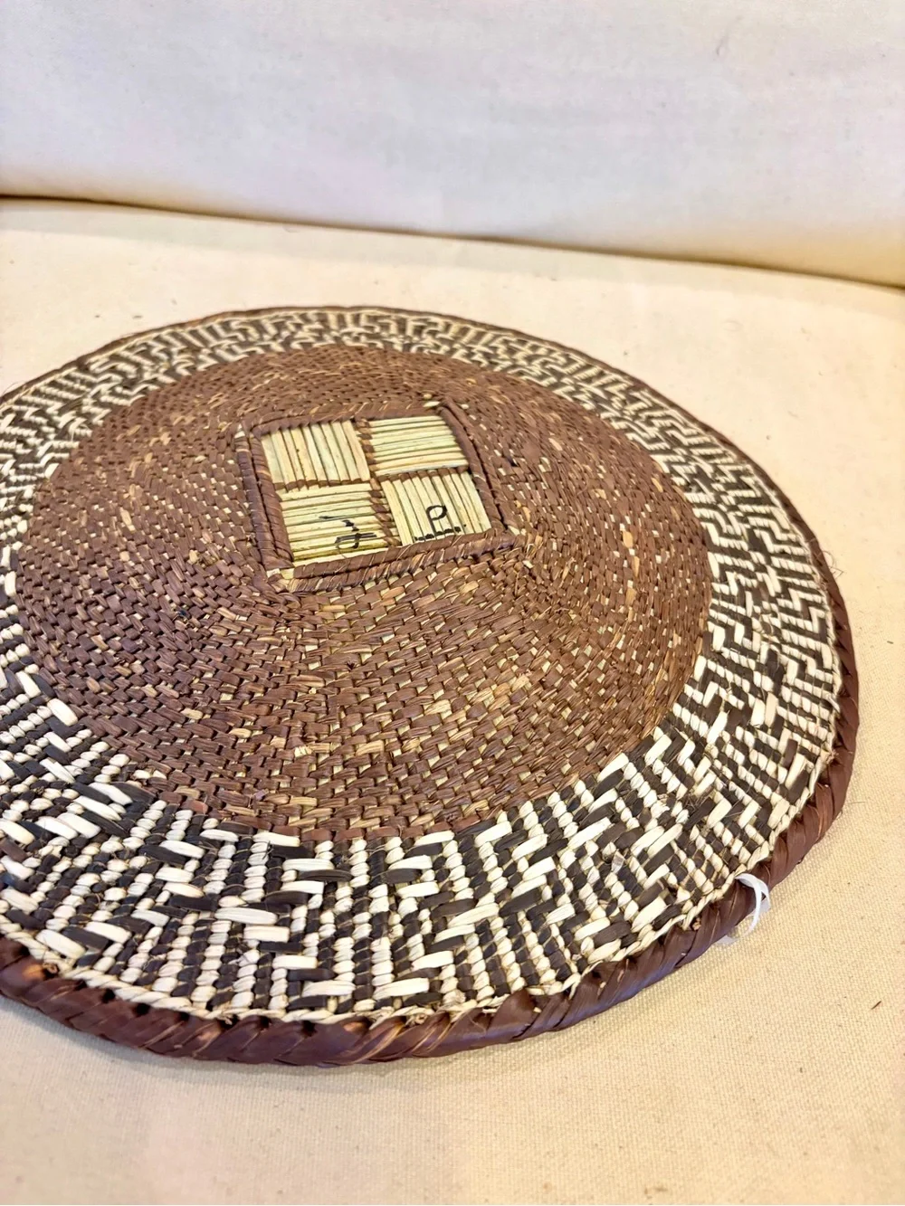 NEW Africa Woven Basket. Made by the Binga people of Zambia/Zimbabwe